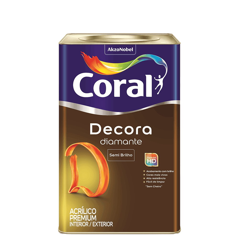 An image of Coral Decora Diamond Semi-Gloss